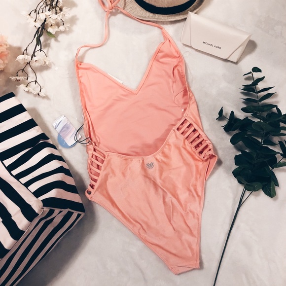 Forever 21 Other - Sexy One Piece Swimsuit - Coral Pink M